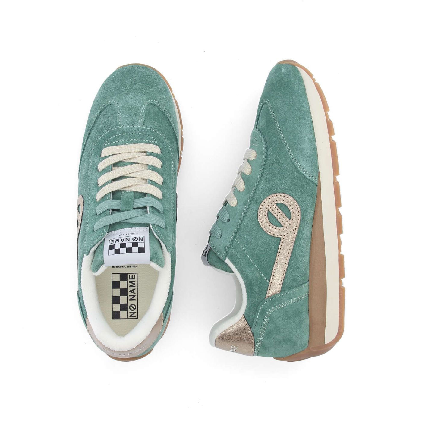 CITY RUN JOGGER W - SUEDE - VERT